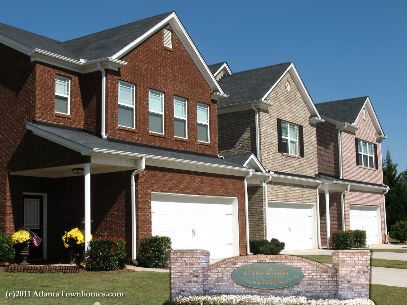 Green Bridge Creek Townhomes in Lawrenceville, Ga