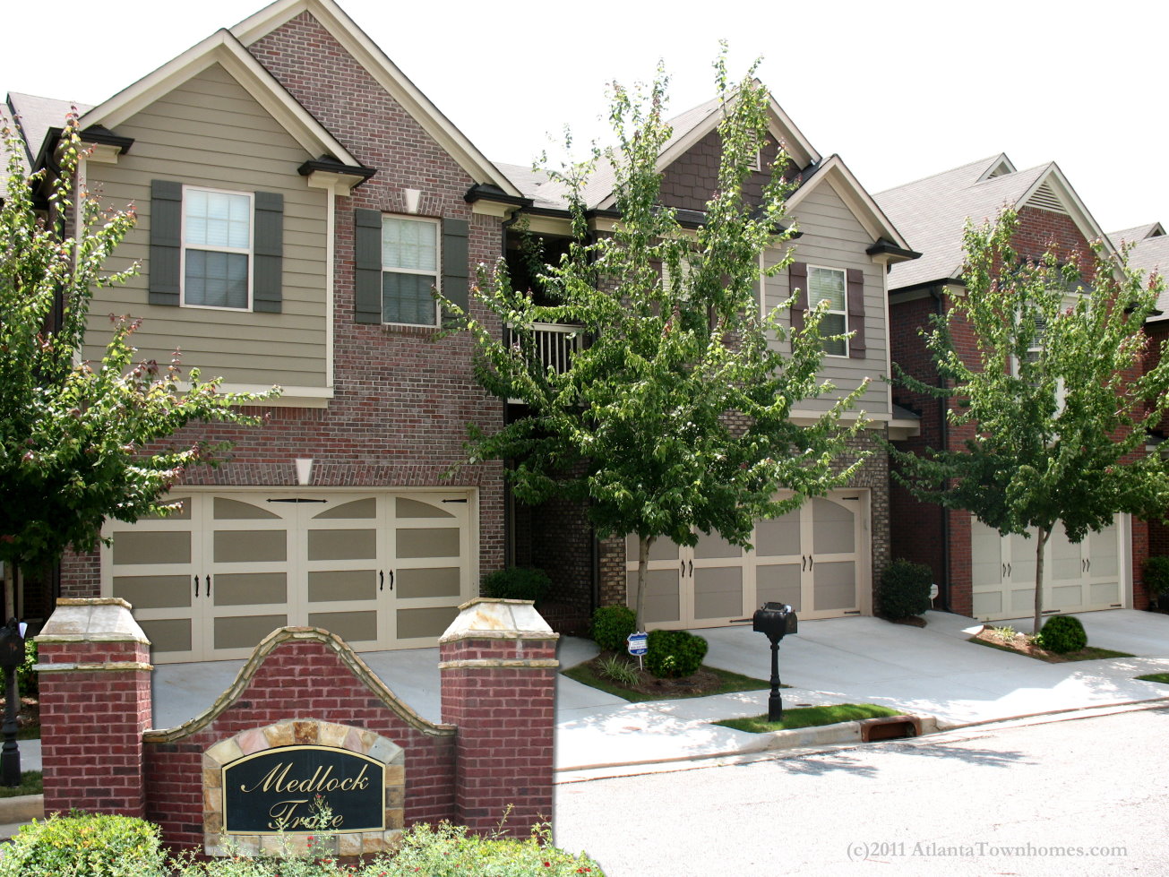 Medlock Trace townhomes in Norcross (Peachtree Corners)