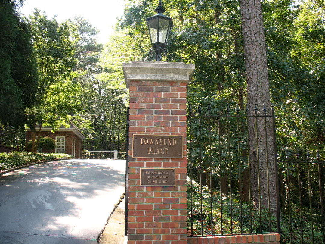 Townsend Place Townhomes in Buckhead Atlanta, GA.