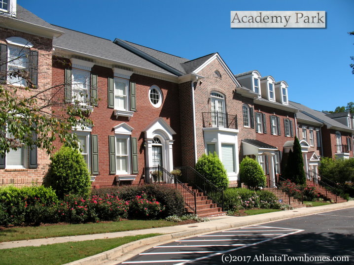 Academy Park Townhomes In Alpharetta Ga