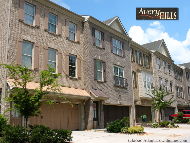 avery hills townhomes in tucker 10a