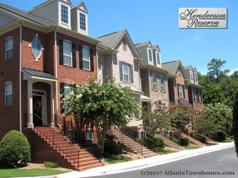 Henderson Reserve Townhomes in Atlanta, Ga (Henderson Mill Rd)