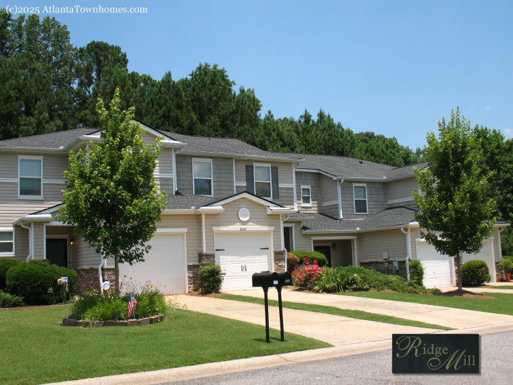 ridge mill townhomes in acworth ga 7a