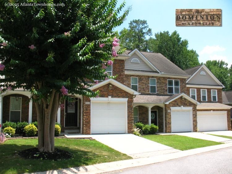 the dominion at kennesaw townhomes in ga 3a