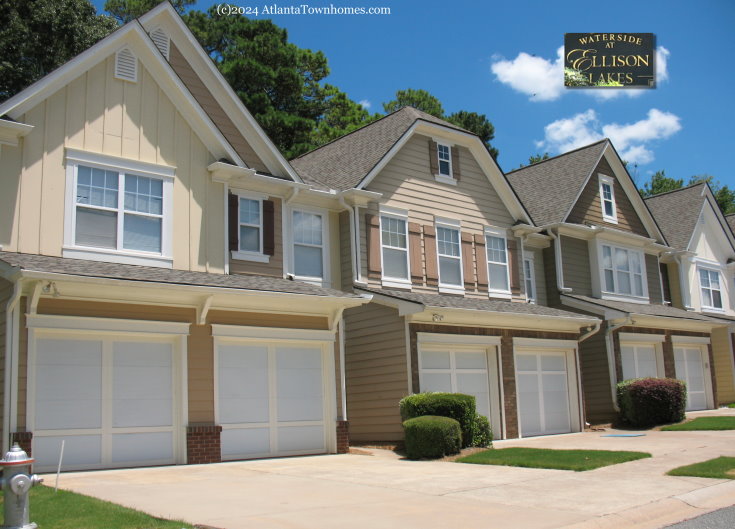 waterside at ellison lakes townhomes in kennesaw ga 3a