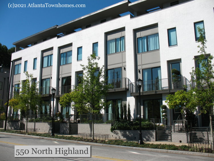 550 north highland atlanta townhomes 11a