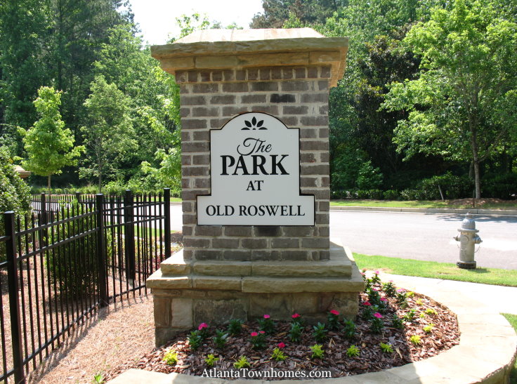 the park at old roswell sign a